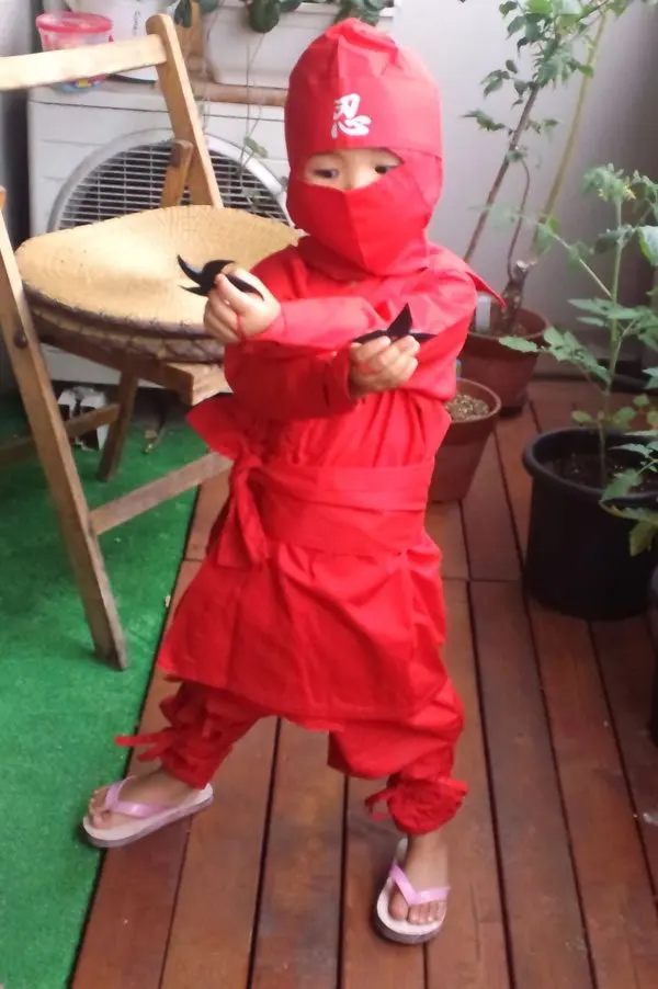 Red Ninja Costume For Children - Buy Ninja Costume,Children Costume For ...