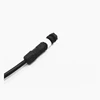 A code M12 8 pin female waterproof power cable connector keyed system to make impossible a connection error