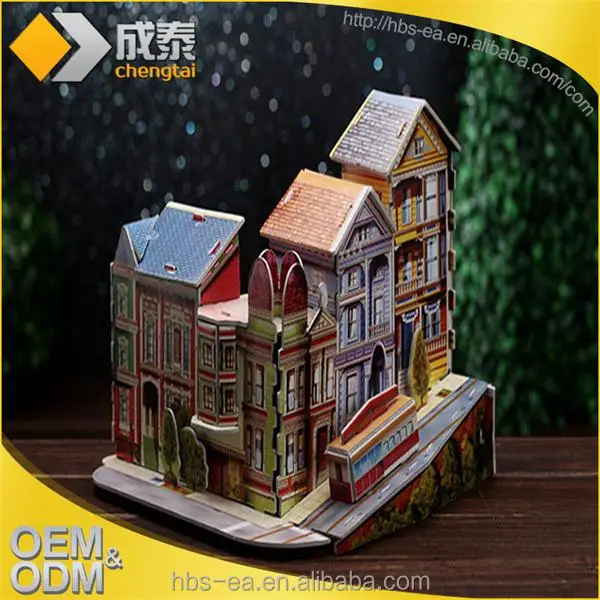 3d dreidimensionale puzzle kinder spielzeug puzzle diy papier ...