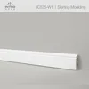 60mm PVC baseboard PVC skirting board plastic baseboard