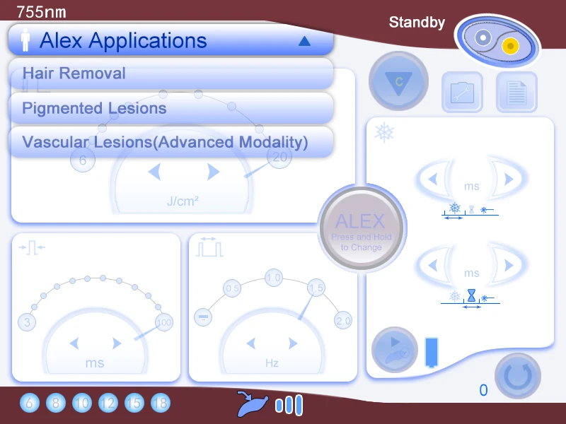 Candela Laser Alexandrite Q Switch Nd Yag Laser Alexandrite Max Alex