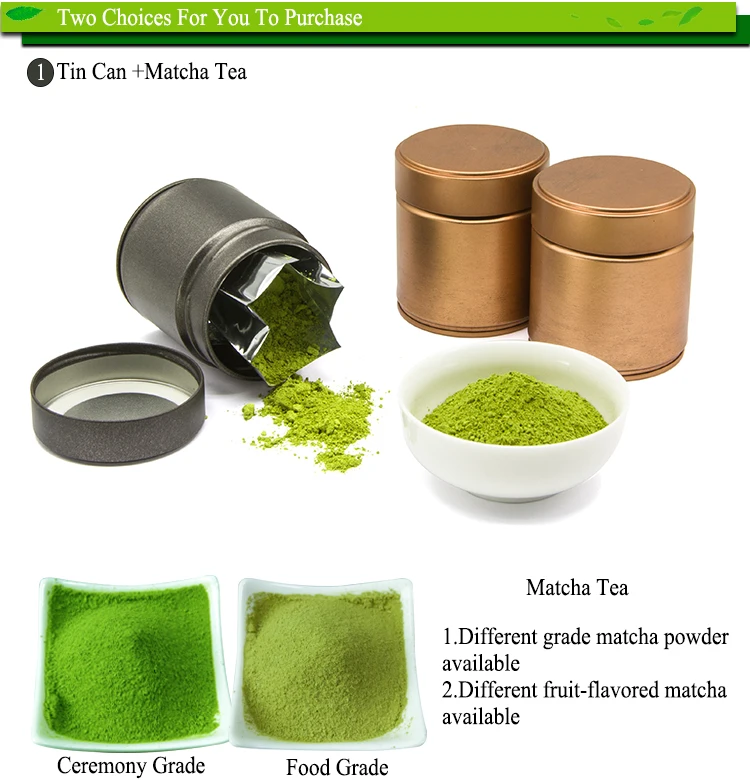 Custom Logo 30g Matcha Tea Tin Can,Airtight Matcha Tea Canister Buy