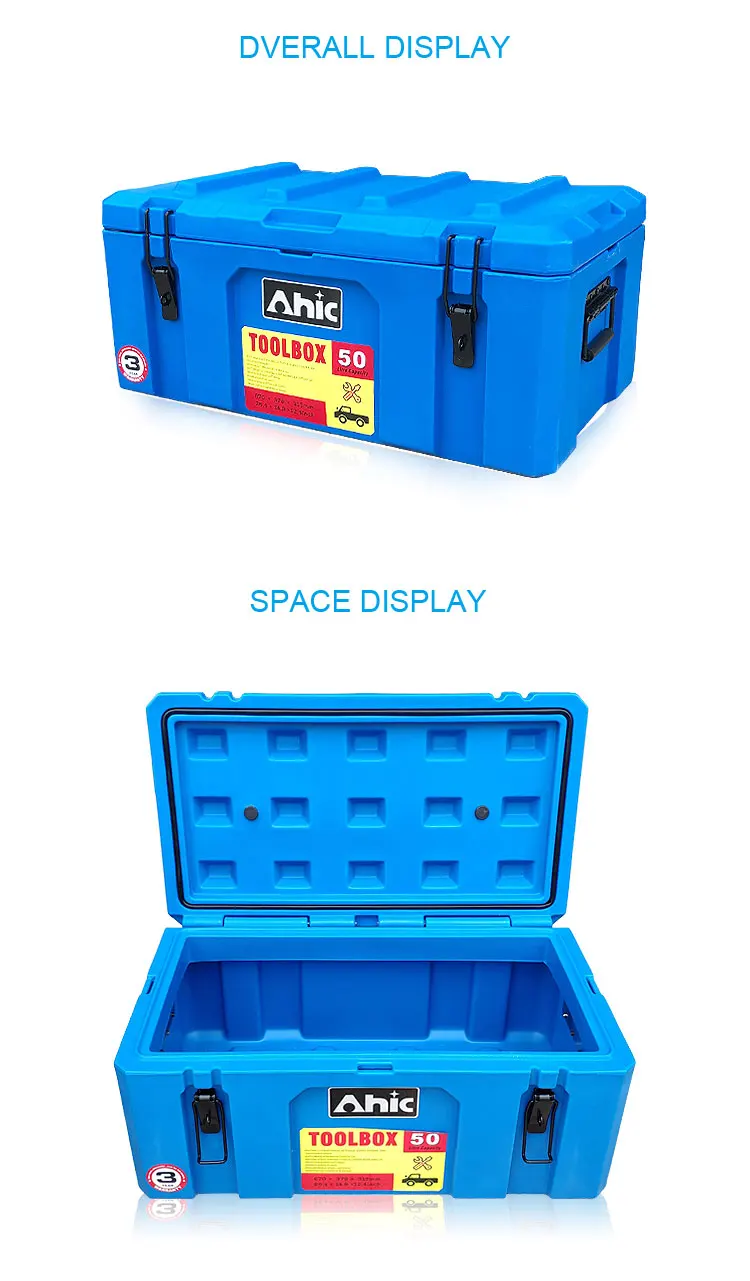 Ahic Heavy Duty Plastic Worksite Jobsite Rotomolded Tool Storage Container.jpg