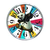 Lovely Decorative Metal Kung Fu Panda Clock