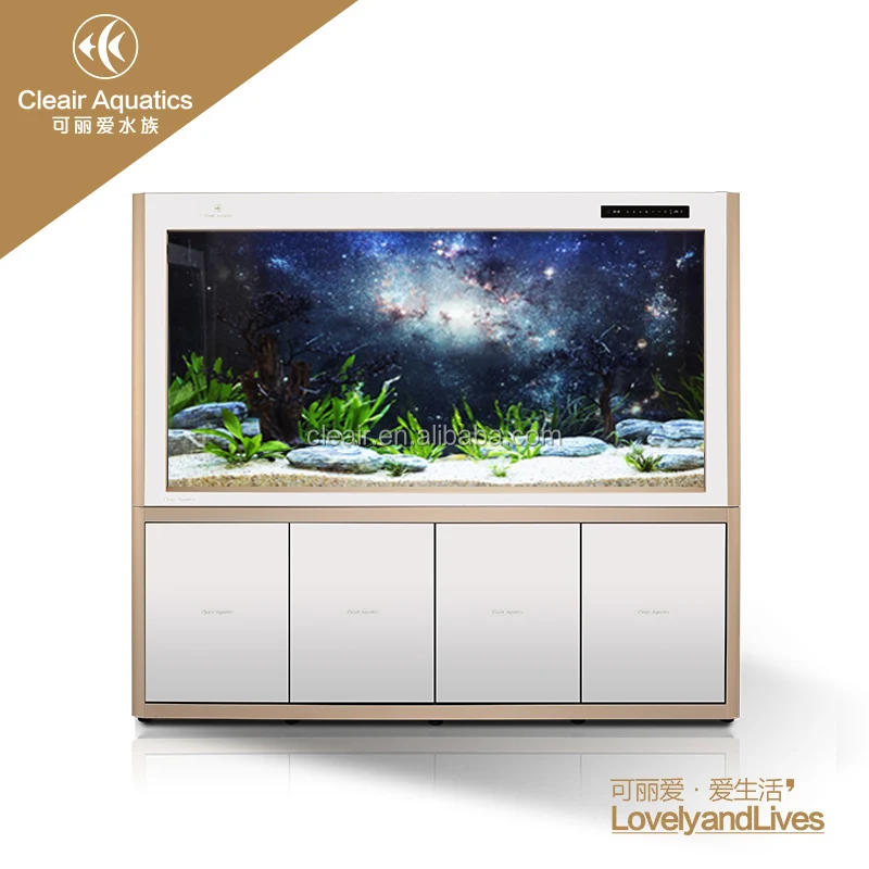 2018 High Quality New Design Cleair Glass Aquarium fish tank with sump ...