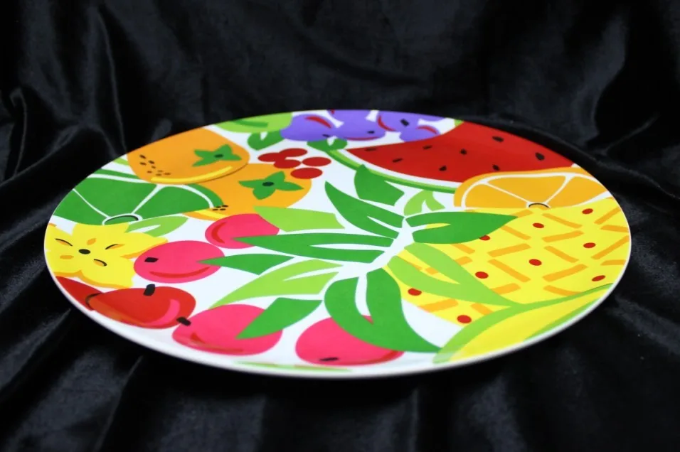 14inch melamine fruit plate