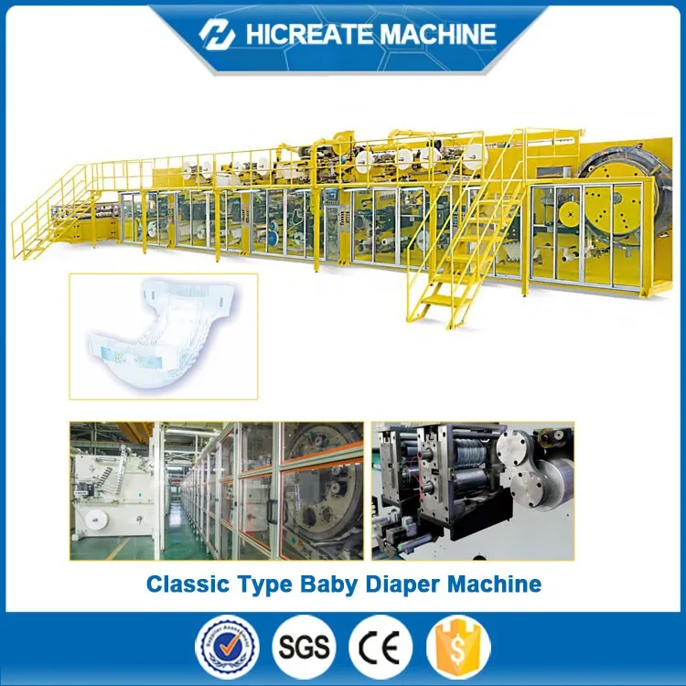 Hcdpff High Speed Full Frequency Baby Diaper Machine Price Buy Baby