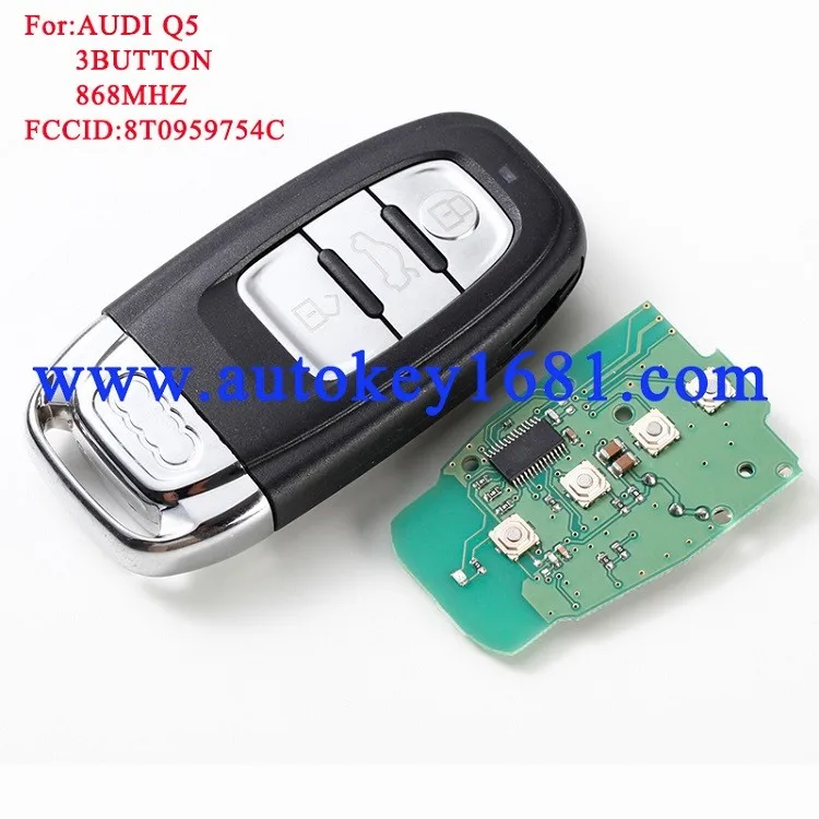 Remote control key audi