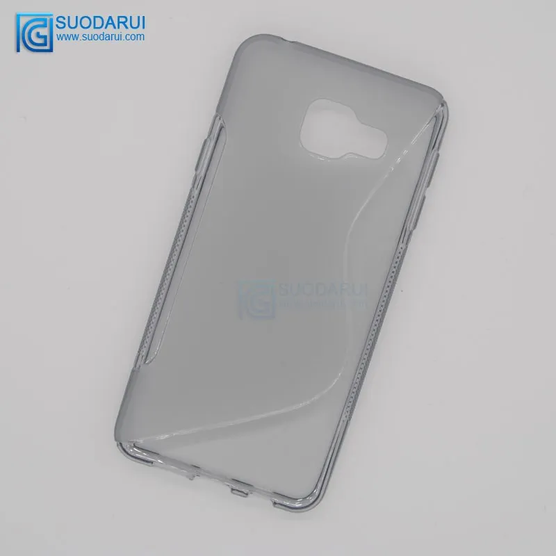 cheap tpu case For Samsung galaxy A3 2016 A310 S line design tpu cover soft gel case mix colors
