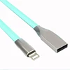 Mobile phone accessories TPE android charging cable Zinc alloy micro usb charging cable