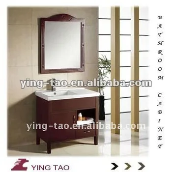 Magic Corner Shelf Poplar Solid Wood Bathroom Cabinet Freestanding