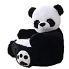 Super soft cartoon bear and panda animal plush sofa seat toy for children baby feeding chair