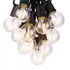 G40 Globe String Lights, 25 LEDs G40 Bulb UL Listed Adapter Backyard Patio Lights, Hanging Indoor Outdoor String Lights