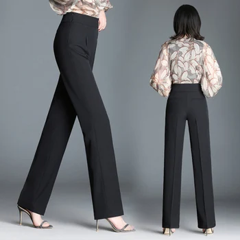 high waist formal trousers for ladies