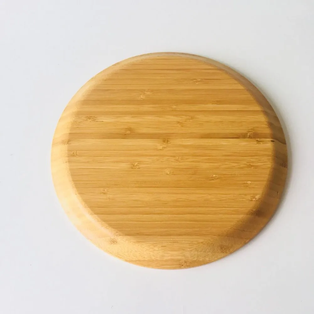 New Style Reusable Wood Bamboo Serving Tray Dinnerware Floral Print