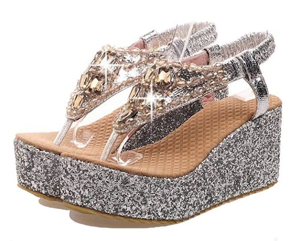 natti rhinestone platform sandals
