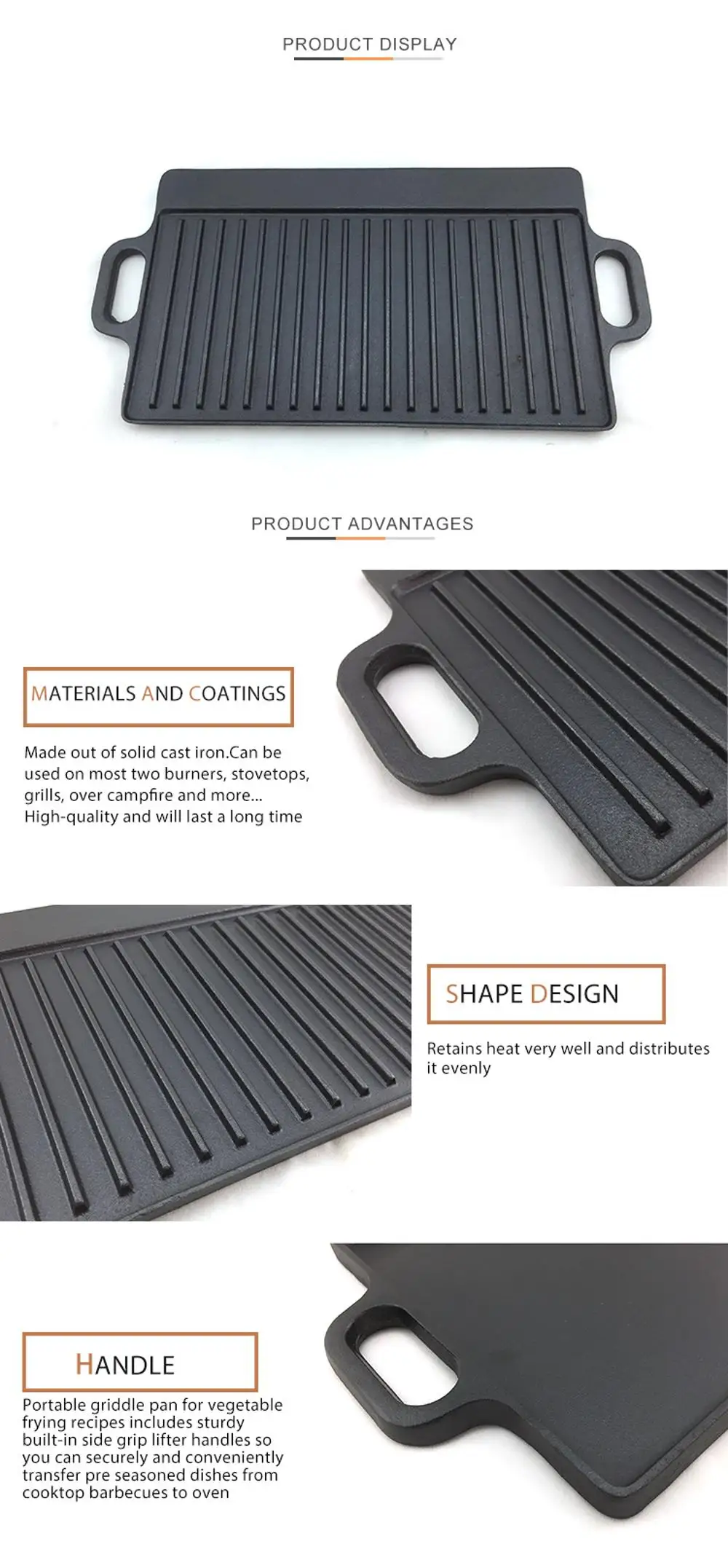 grill plate,bbq grill plate/cast iron grill plate,bbq griddle plate