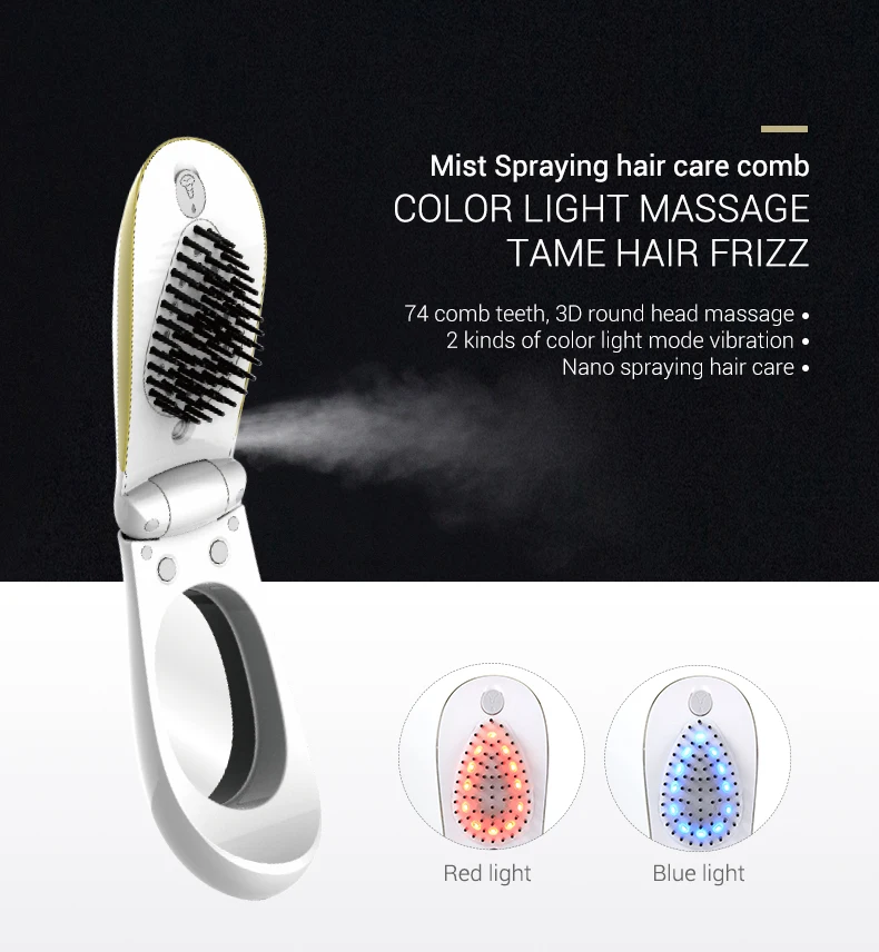 Trend Product Rechargeable Led Blue Light And Red Light Hair Growth