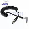 Right angle 0B Lemos 2pin male to Mini XLR 4-pin female for TV Logic Monitor