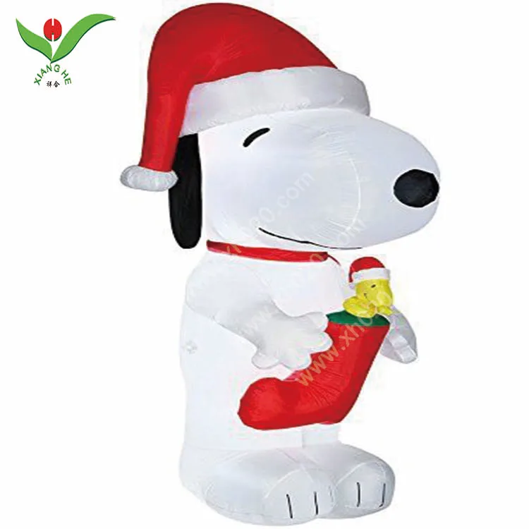 10ft Tall Different Style Light Weight Inflatable Snoopy For Christmas