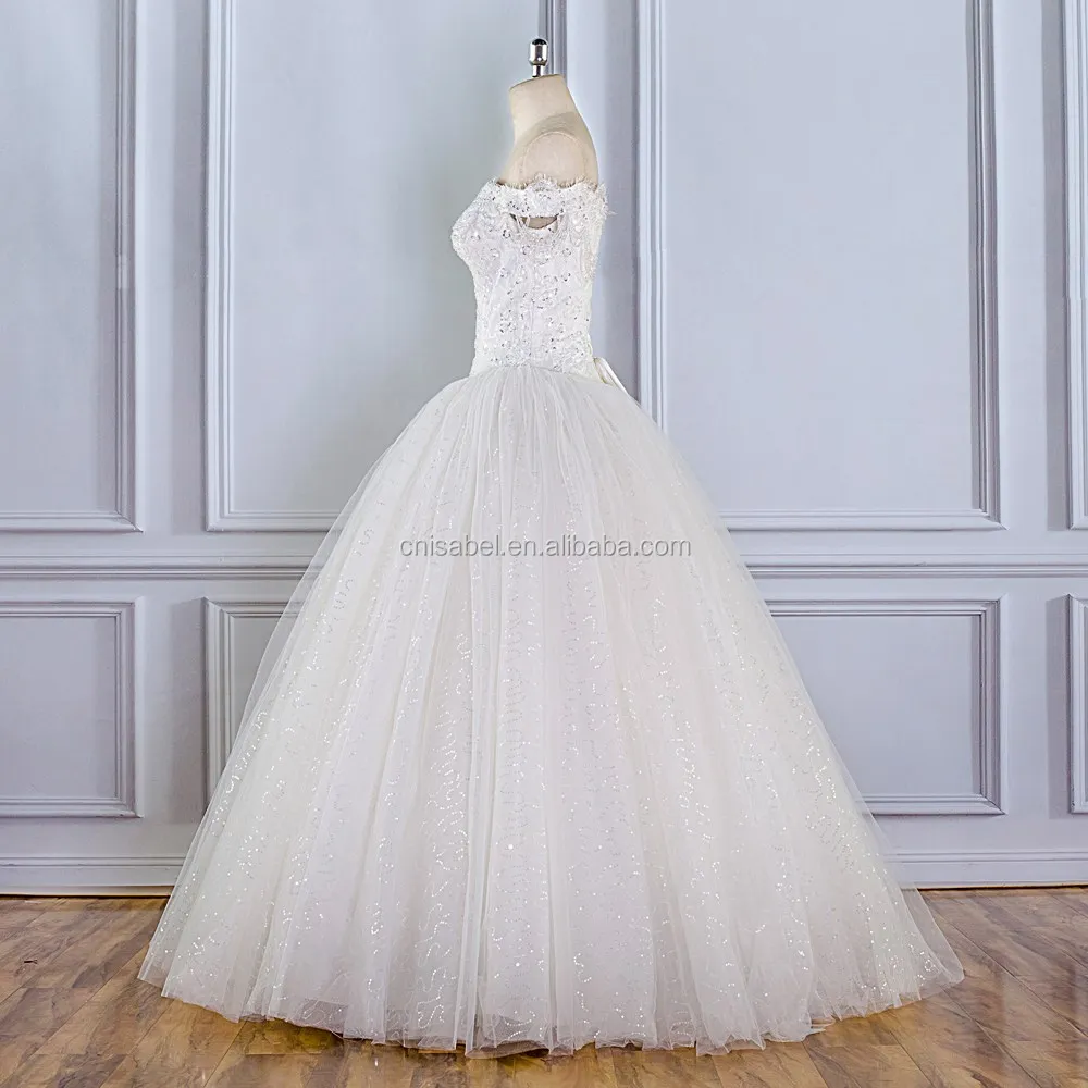 Al16101 Halloween Wedding Dress Costumes Cap Sleeve Beaded Neck