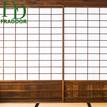 Wooden Sliding Shoji Screen Room Divider Wooden Doors In Japan