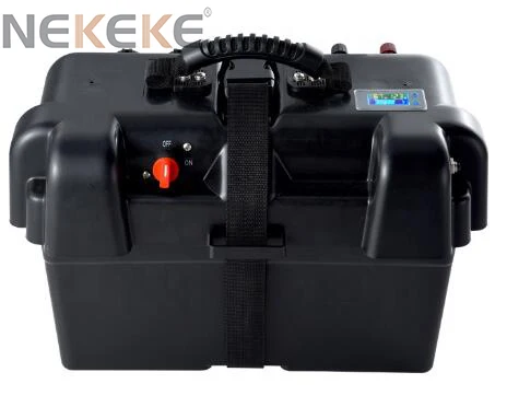 Camping boat Car Marine Plastic 12V Waterproof battery box