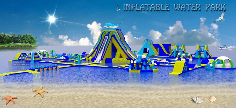 Giant Adult Inflatable Amusement Park Theme Inflatable Water Sport Aqua Park Equipment For Sale