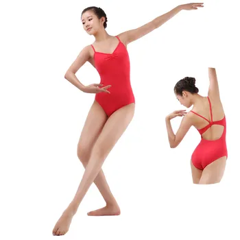 red ballet leotard