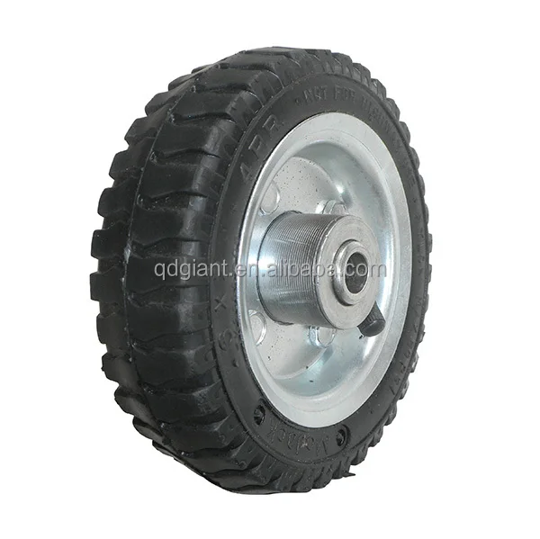 6x2 inch pneumatic rubber wheels PR1200