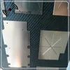 high precision stainless steel U slotted alignment shim with tab