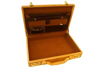 wooden suitcase