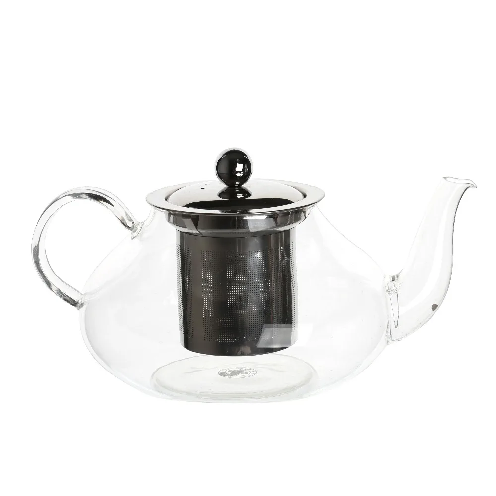 2016 New Product Stainless Steel Teapot With Strainer Glass Teapot With