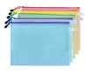 Factory price custom plastic poly zip lock envelope file folder a4 pouch