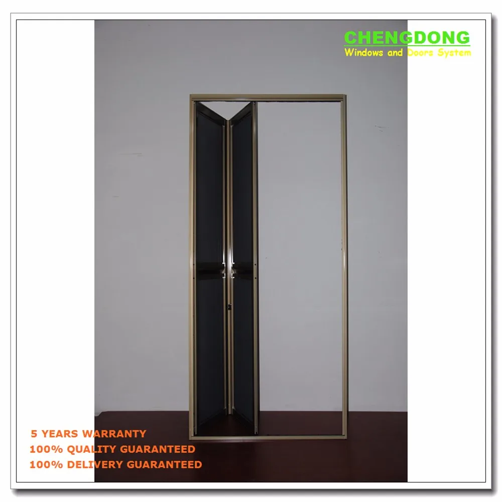 China Factory Supply Best Sell Smoked Glass Interior Doors Interior Temporary Folding Door Pleated Mesh Folding Screen Door Buy Pleated Mesh Folding