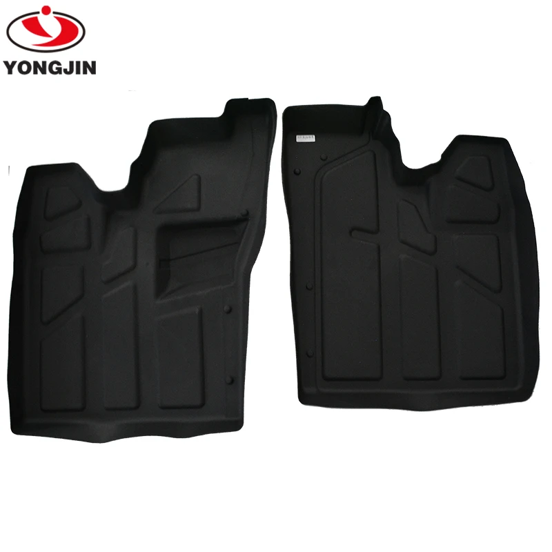 All Weather Utv Front Floor Liner Front Floor Mats Pad Set For Polaris