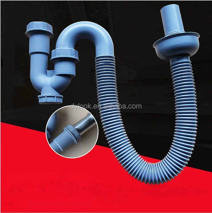 Manufacturer Supplies Odor-proof Toilet Plastic Washbasin Drainage Pipe ...