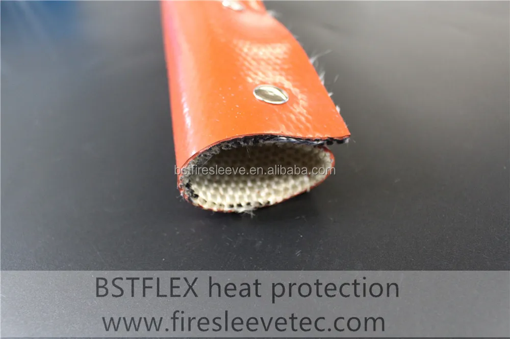 Fireproof Sleeve For Protection Of Hose Assembly Silitube Pyrosleeve