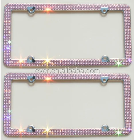 license plate frame rhinestone