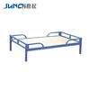 compact school dormitory kids 1.2 m metal bunk bed fixed low height kids house iron bed
