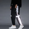 Wholesale Wind Pants Reflective Nylon Windbreaker Track Pants Men