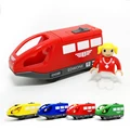 D554 Free shipping quality goods sell like hot cakes electric magnetic small locomotive driver wooden rail