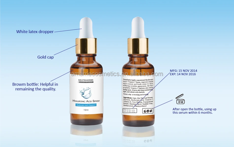 Neutriherbs Reduce Fine Line Anti Wrinkle Moisturizing Hyaluronci Acid