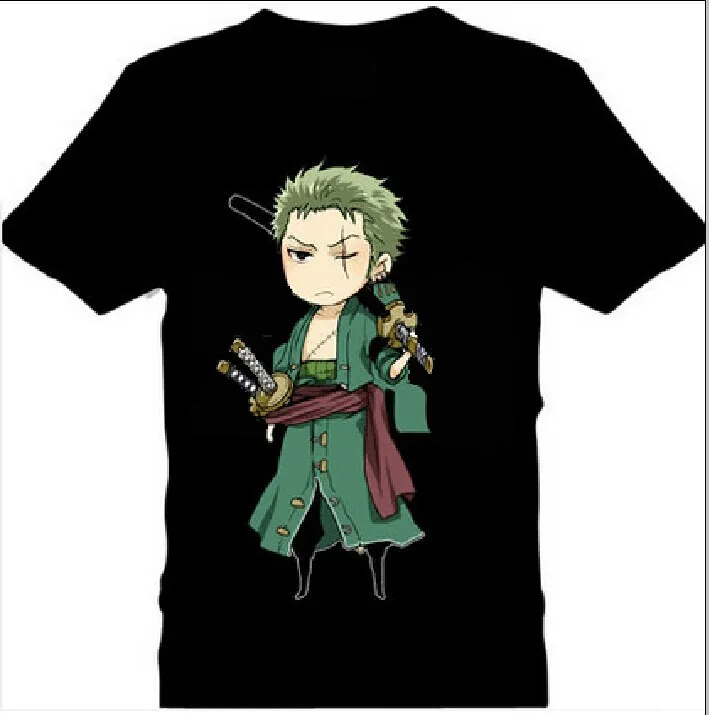 漫画 プリントワンピースゾロ半袖クルーネック純粋な綿のtシャツ Buy Tシャツの男性 の綿のtシャツ Tシャツのデザイン Product On Alibaba Com