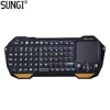 Wireless Bluetooth remote control mini handled keyboard with touch pad for tablet iPad smart TV