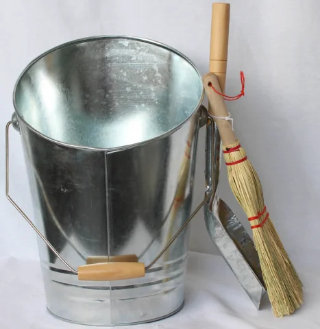 Durable Steel Fireplace Remove Ash Shovel Weather Resistant Indoor Outdoor Use