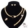 T0173 african High quality 24k gold plating jewelry set