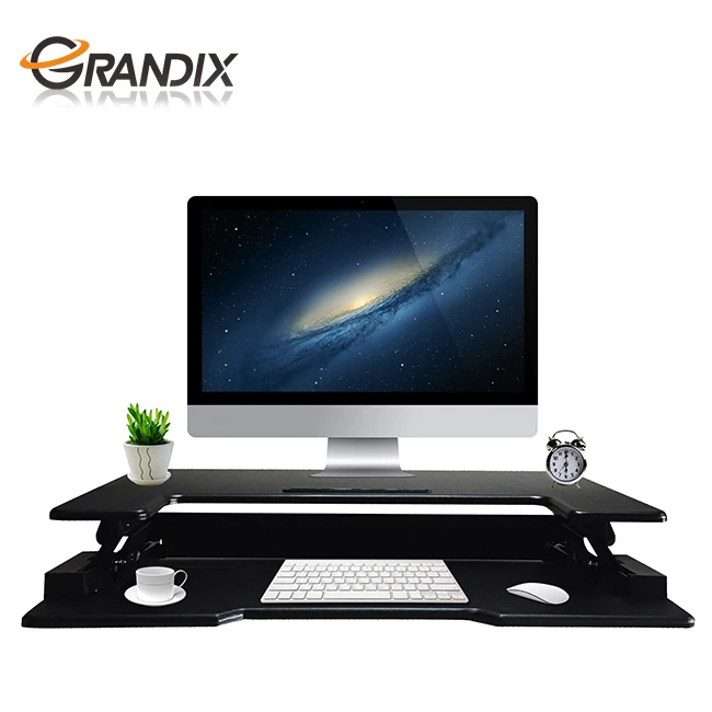 Ergonomic Healthy Height Adjustable Office Computer Sit To Stand