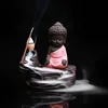 Hot sell cheap buddha ceramic incense burner censer holder set with joss sticks home decoration living room bedroom office decor