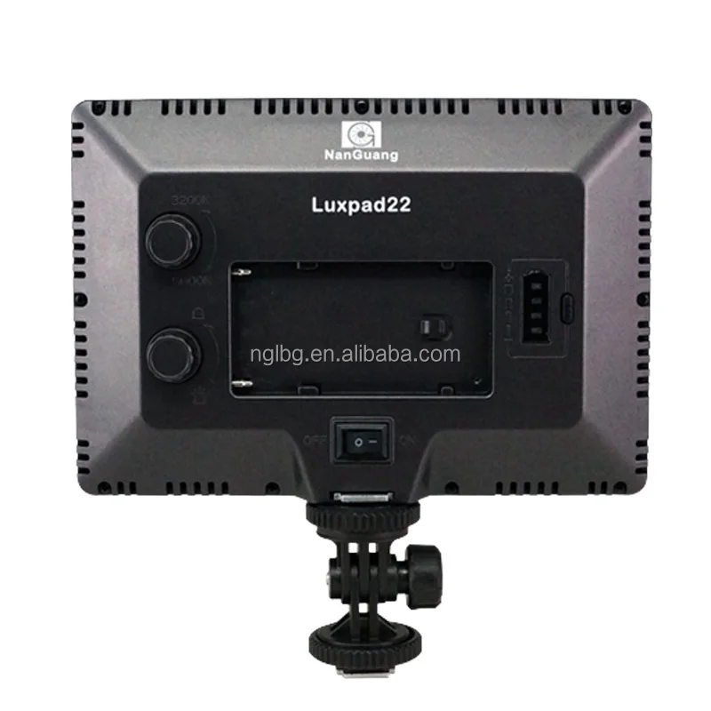 Nanguang,11W,CN-LUXPAD22 Bi-color portable and papery on camera Pad LED video LIGHT Ra 95